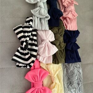 Colorful Bow Headbands Set for a baby girl